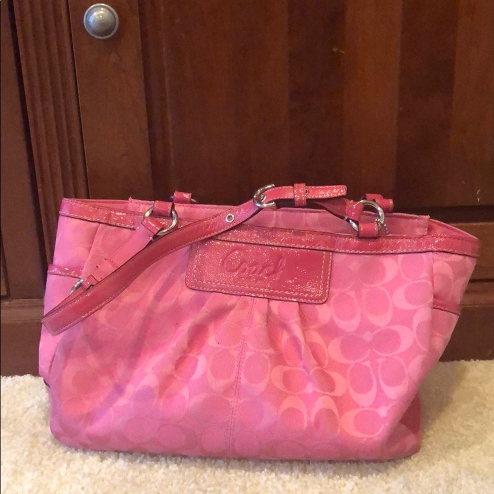 Pink Coach Bag